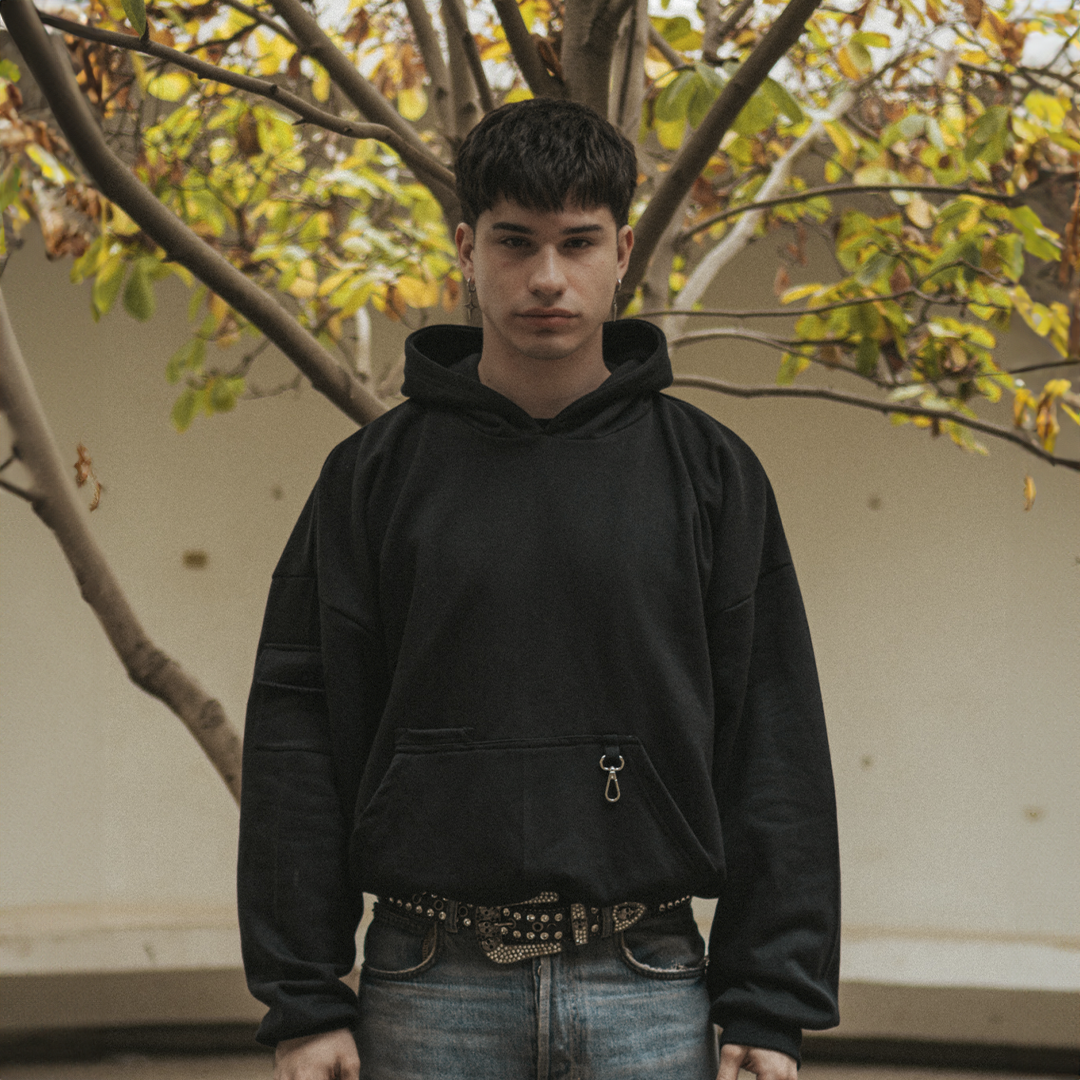 Cargo Hoodie Negro