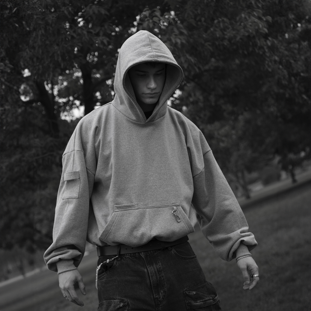 Cargo Hoodie Gris