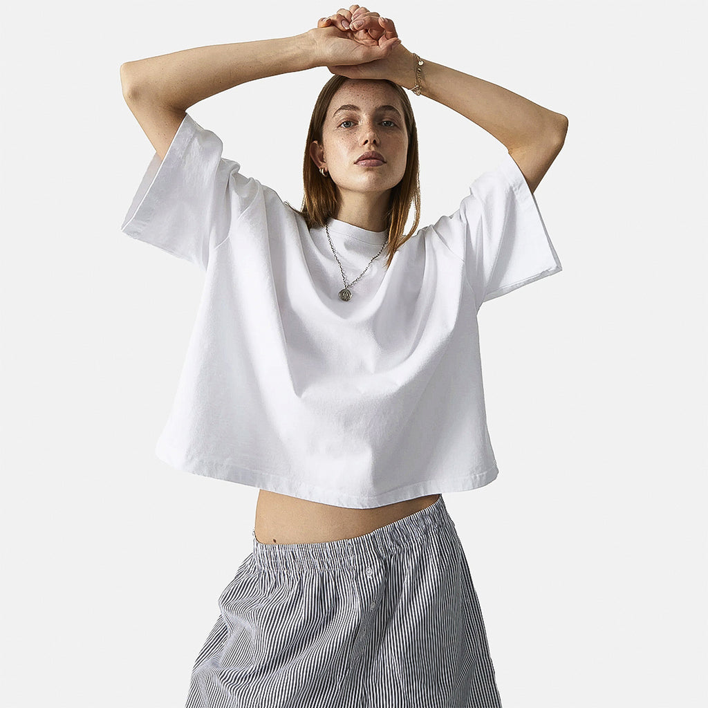 Polera Boxy Fit Blanca