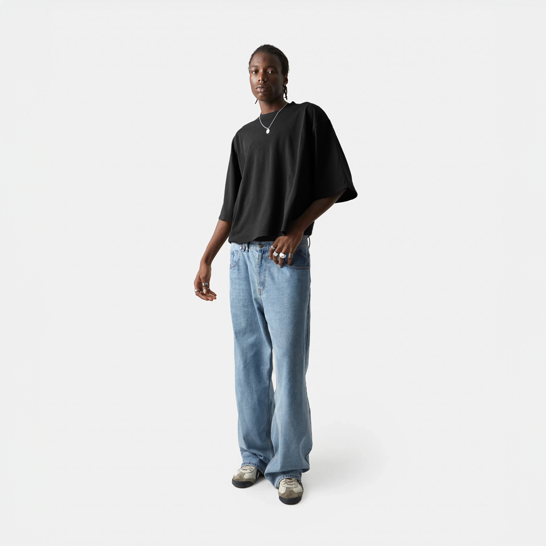 Polera Boxy Fit Negra