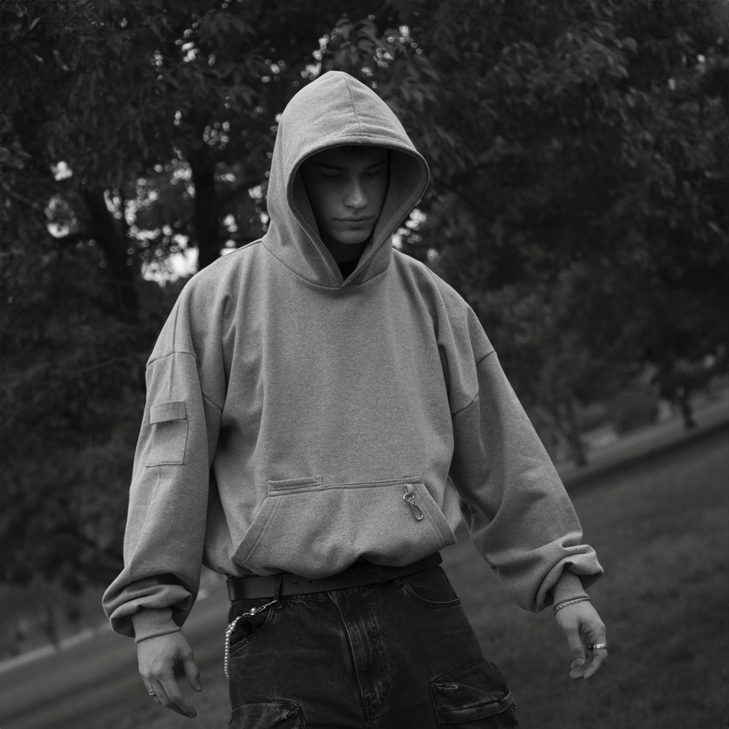 Cargo Hoodie Gris