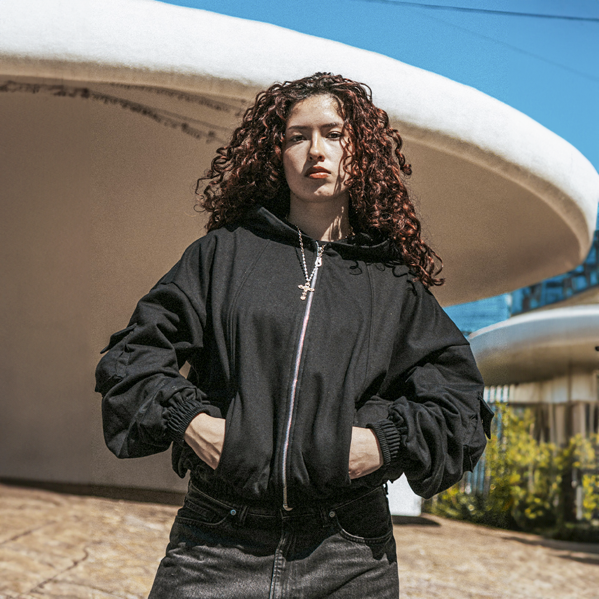 Utility Hoodie Negro