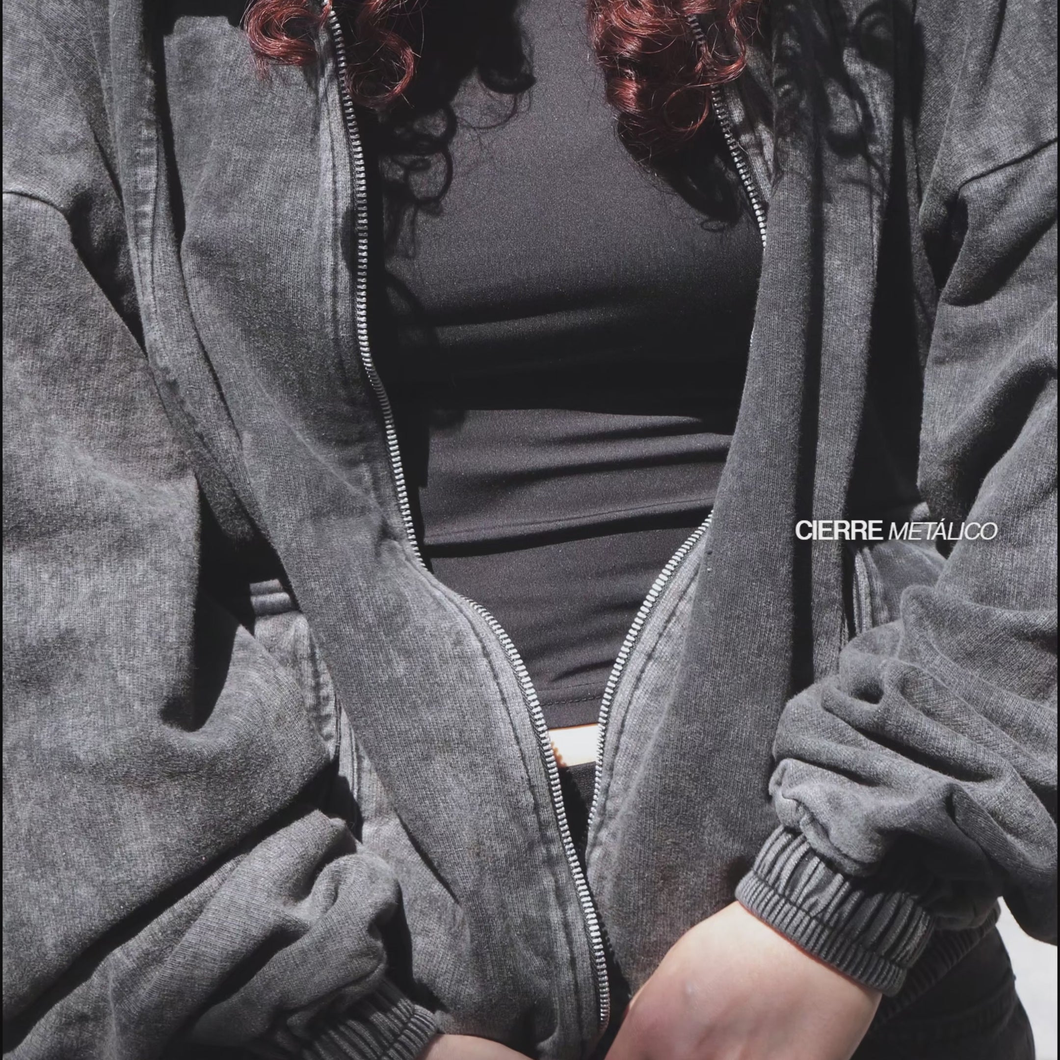 Utility Hoodie Acid Wash