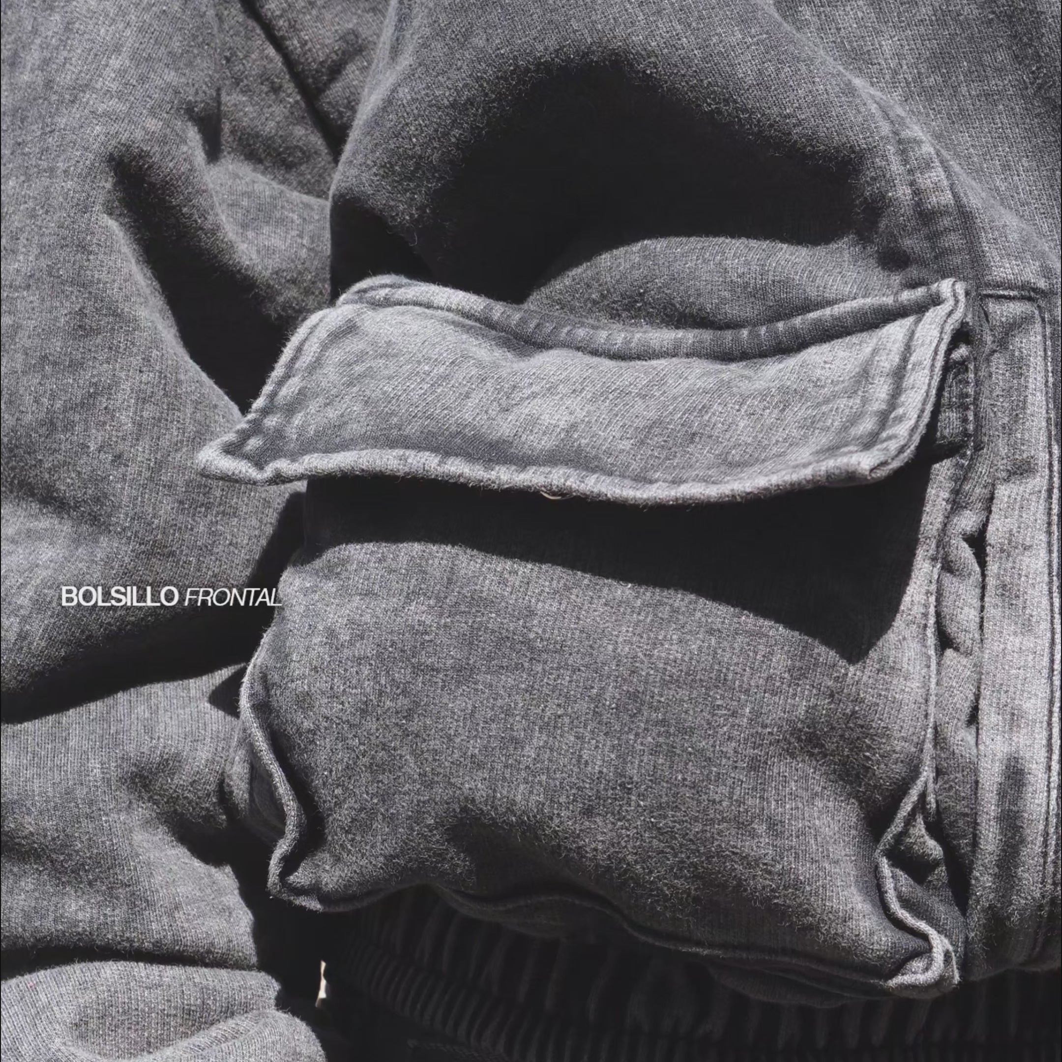 Utility Hoodie Acid Wash