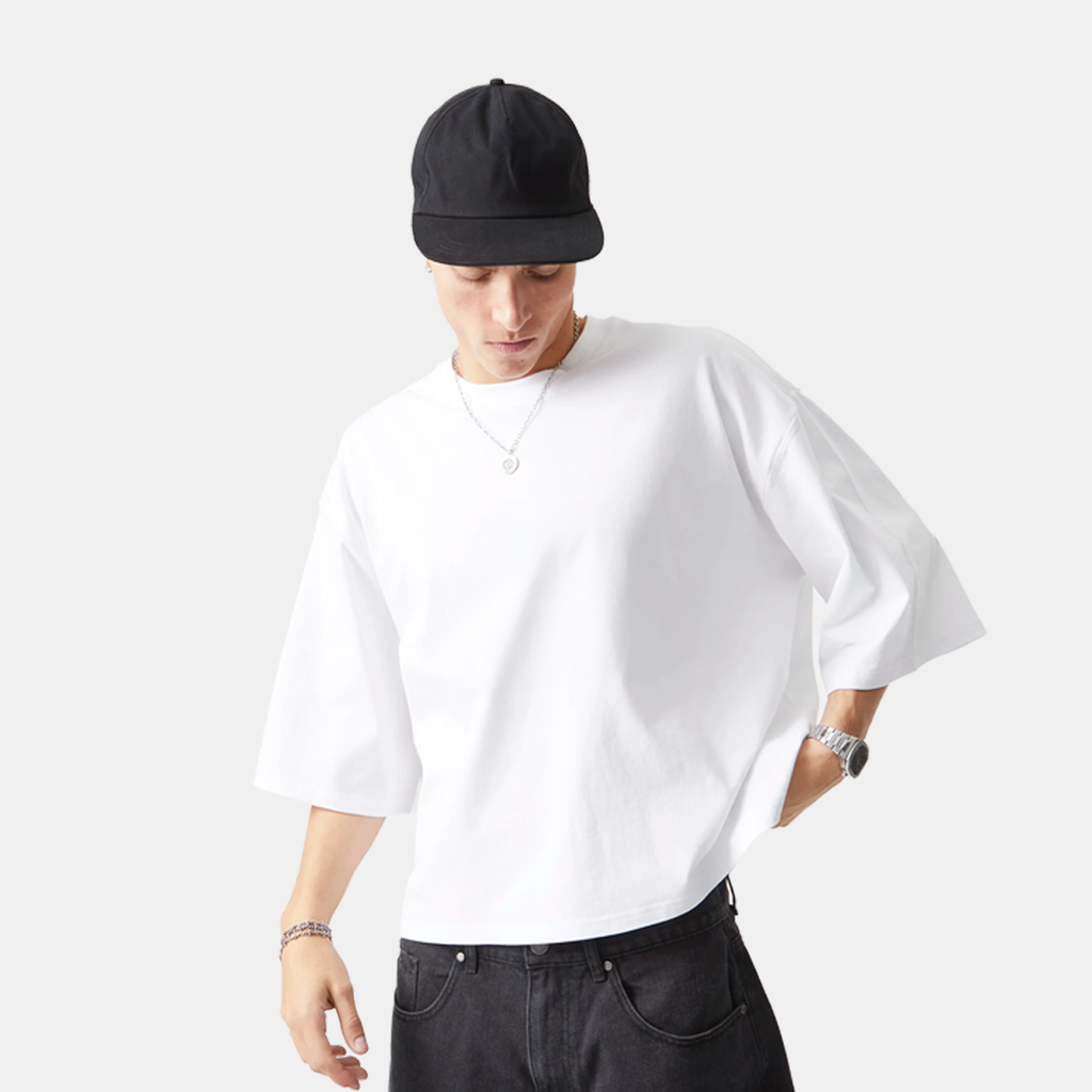 Polera Boxy Fit Blanca