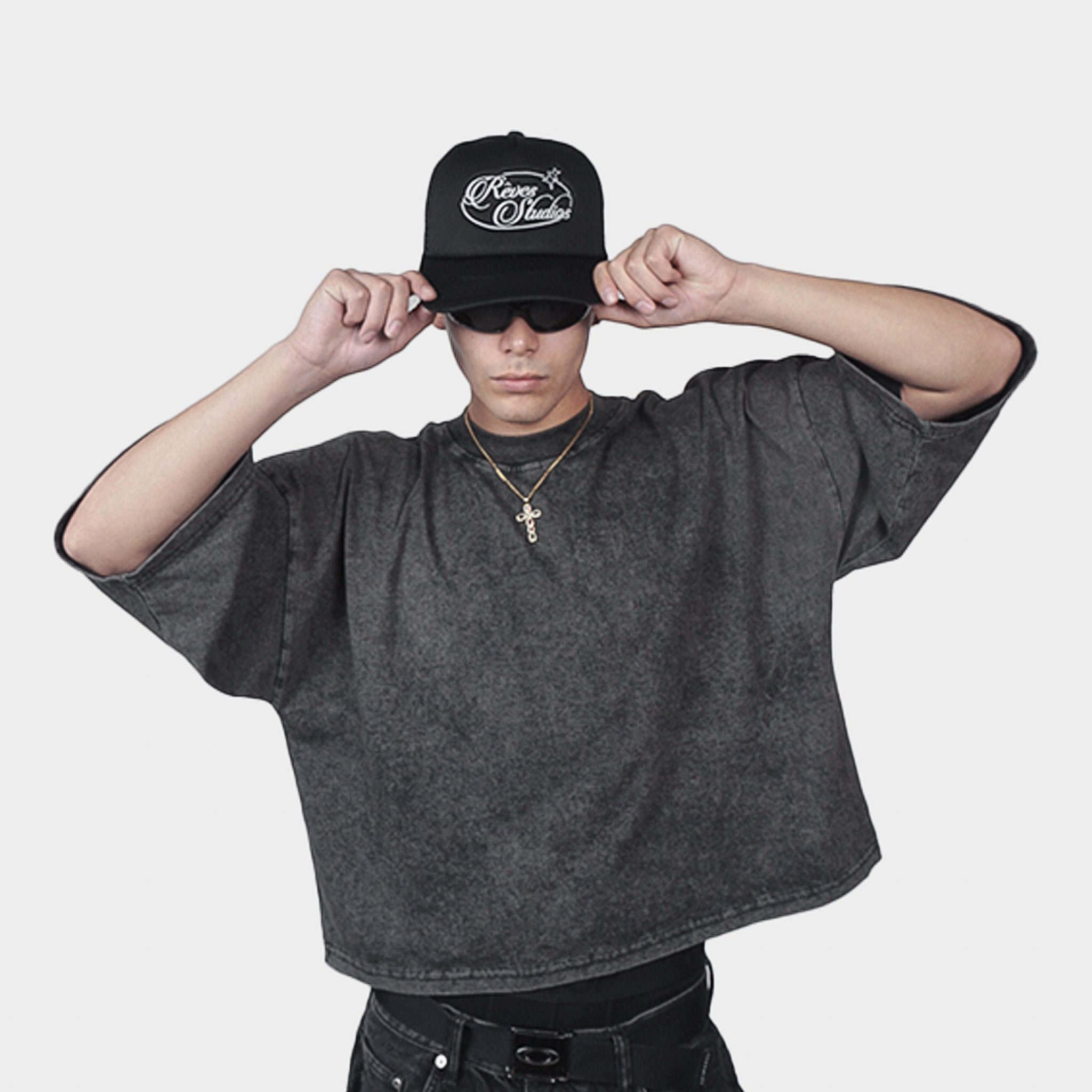 Polera Boxy Fit Acid Wash