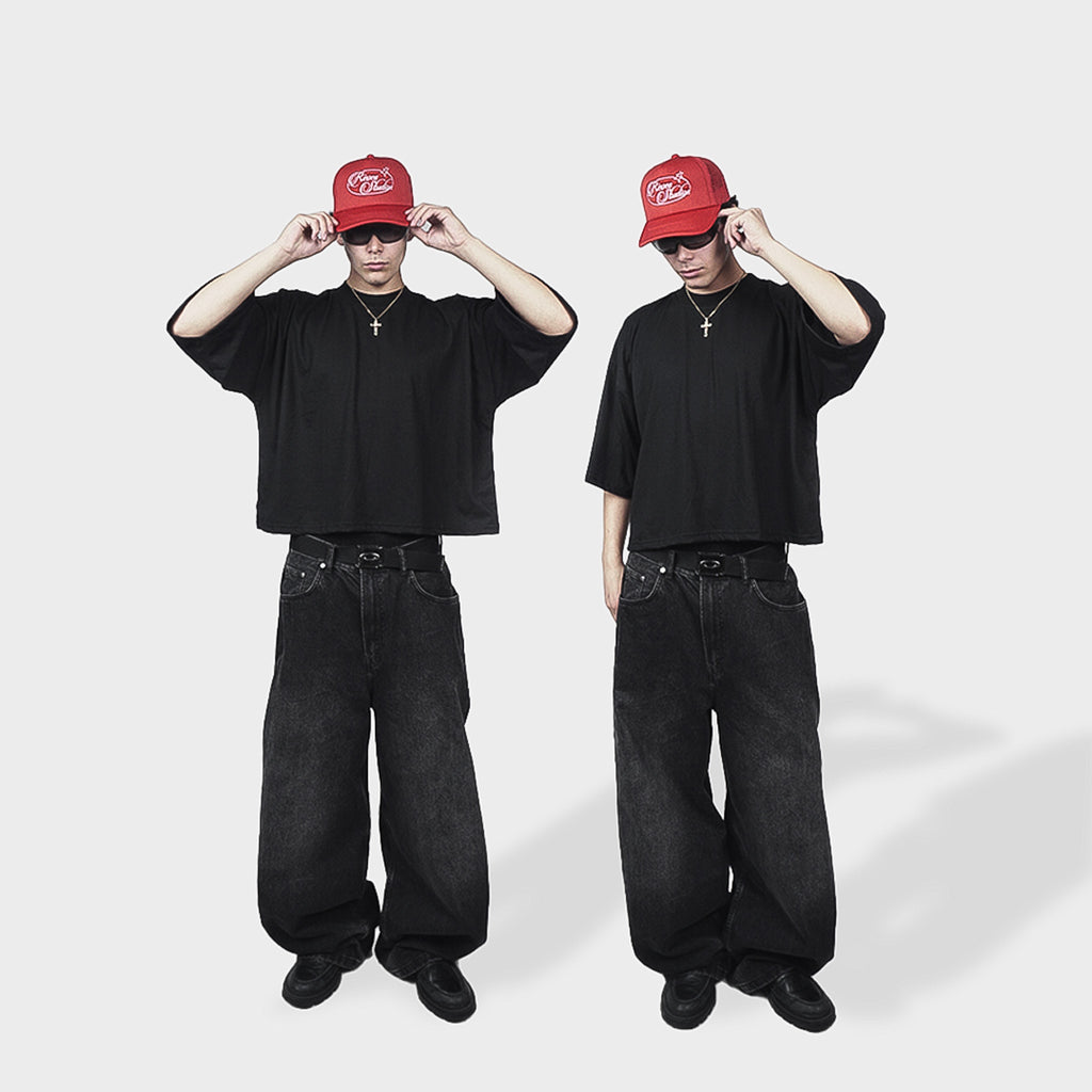 Polera Boxy Fit Negra