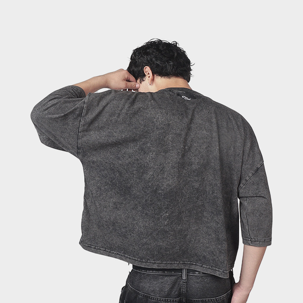 Polera Boxy Fit Acid Wash