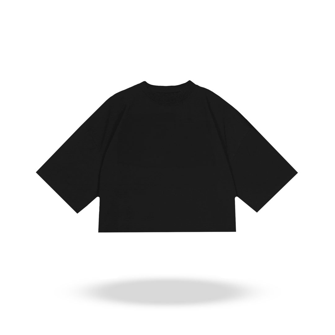 Polera Boxy Fit Negra