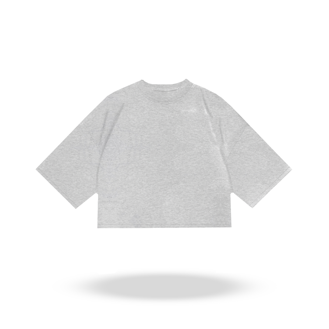 Polera Boxy Fit Gris