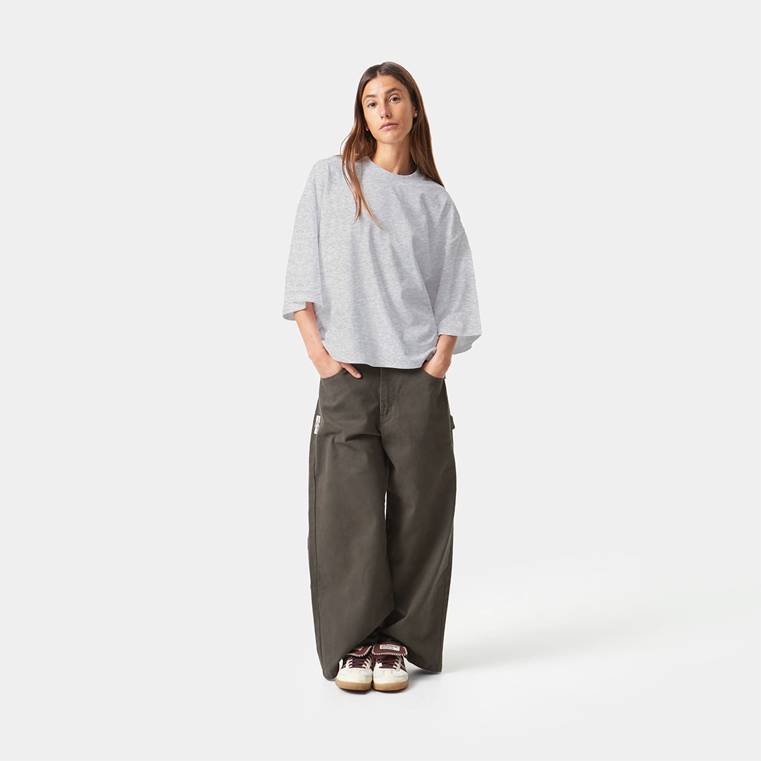 Polera Boxy Fit Gris